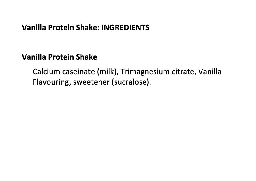 
                  
                    Casein Protein - Vanilla
                  
                